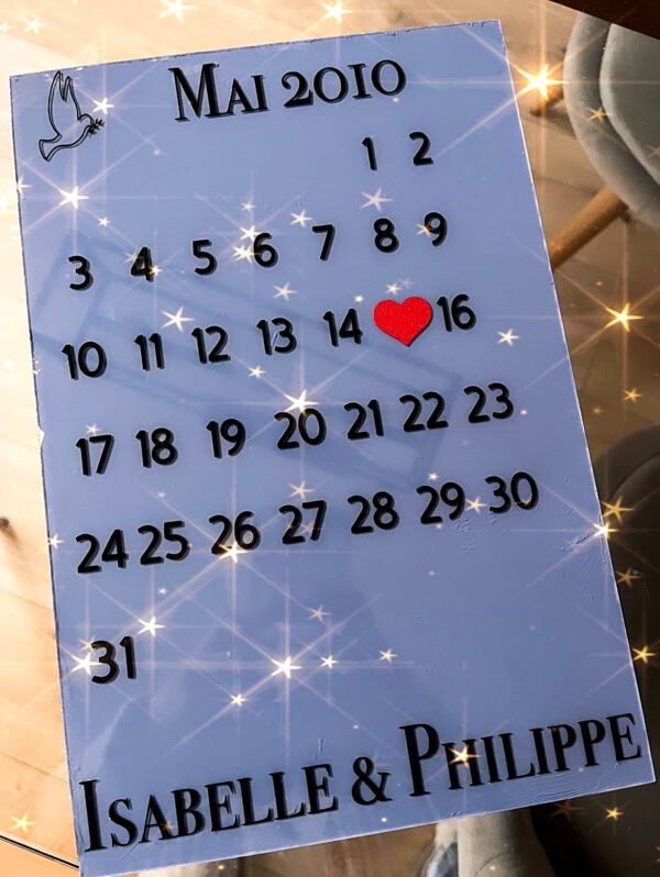 Calendrier de l'amour